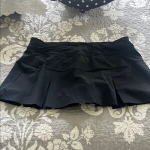 Lands' End Black Swim Skort Size 12
